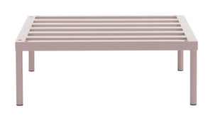 31.5" x 31.5" x 11" Taupe, Powder Coated Aluminum, Beach Single Base