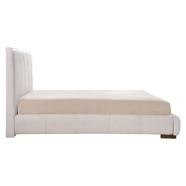 67.7" X 88.6" X 3.3" Queen White Amelie Bed