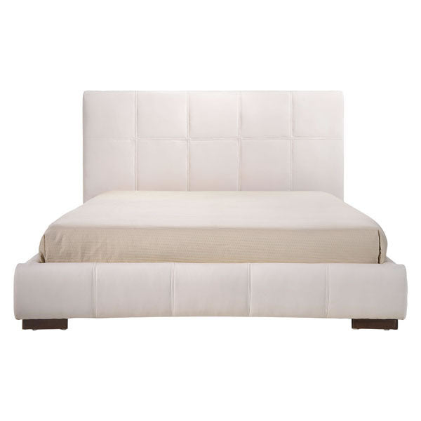 67.7" X 88.6" X 3.3" Queen White Amelie Bed