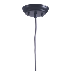 21" X 21" X 13.8" Synthetic Woven Metal Ceiling Lamp