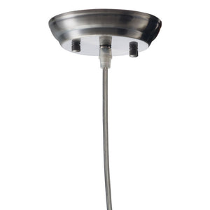 7.9" X 7.9" X 9.8" Glass Metal Ceiling Lamp