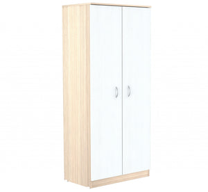 70.9 White Solid Composite Wood Armoire