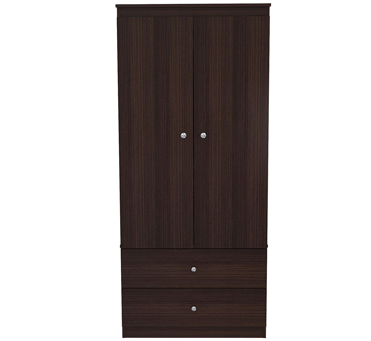 70.9" Espresso Solid Composite Wood Dresser with Chrome Handles