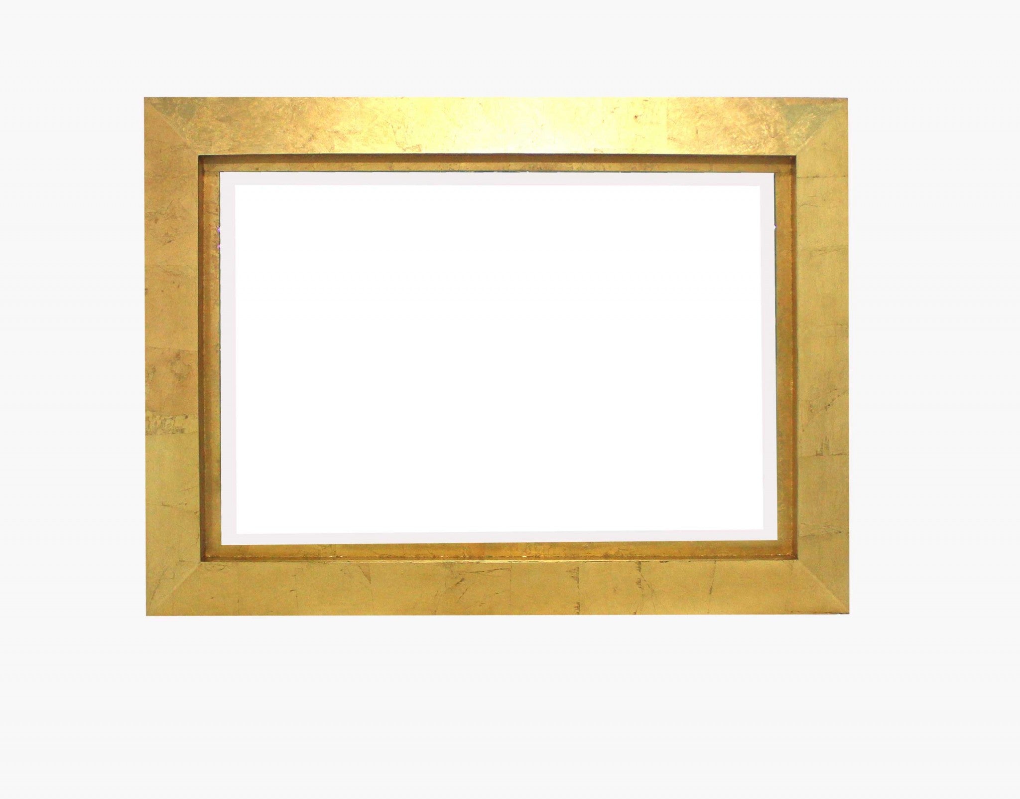 34" x 46" x 2.25" Gold Rectangular  Cosmetic Mirror