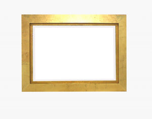 34" x 46" x 2.25" Gold Rectangular  Cosmetic Mirror