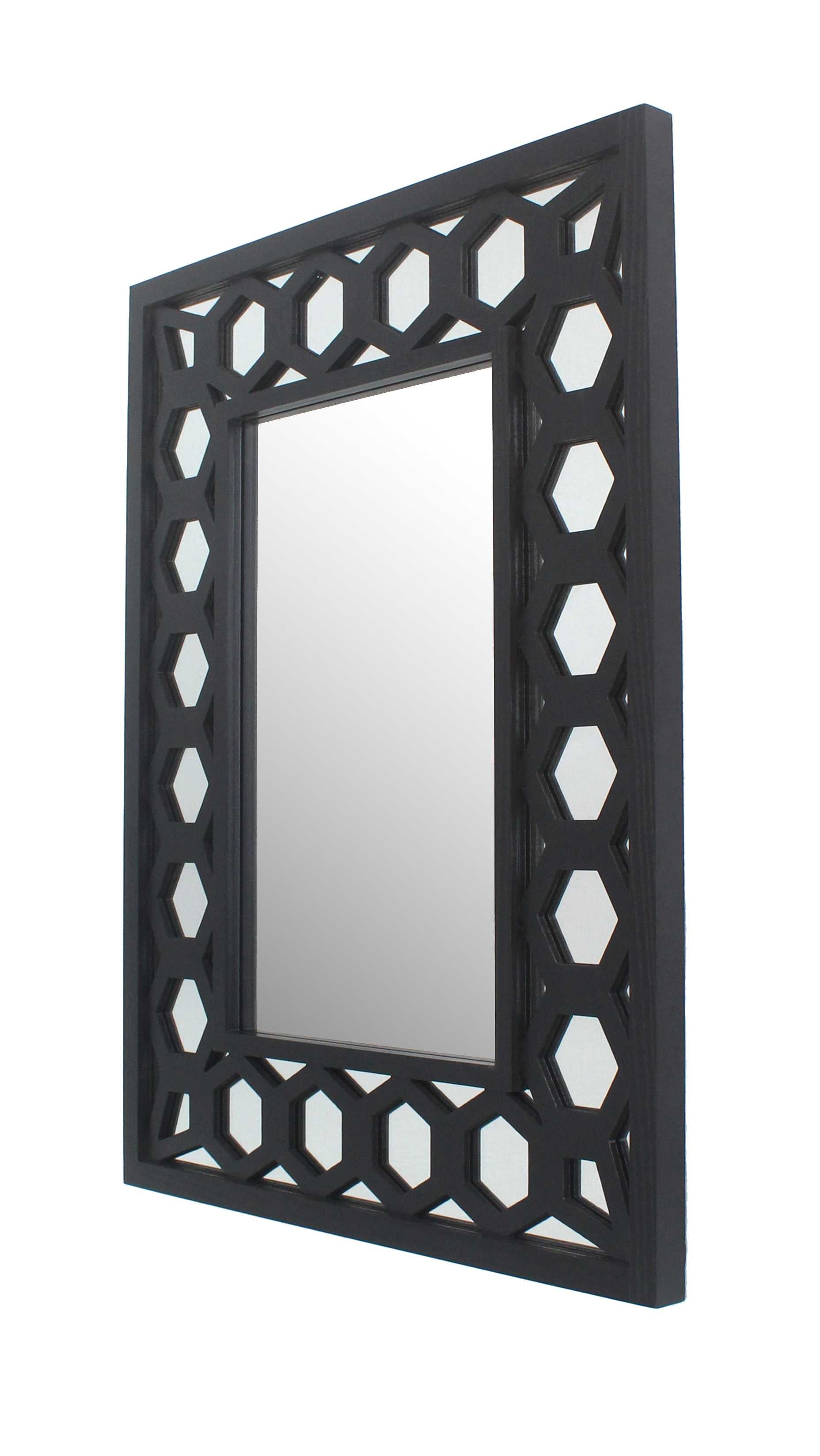 40" x 30" x 2" Black, Vintage, Dressing - Mirror