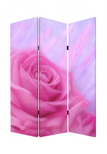 1" x 48" x 72" Multi Color Wood Canvas Flourish  Screen