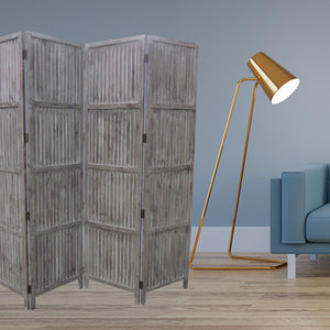 1" x 84" x 84" Brown Wood Screen