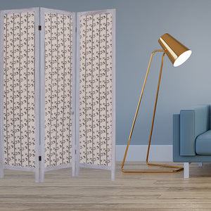 1" x 48" x 67" Mult-Color, Wood & Fabric - Screen
