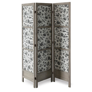 1" x 48" x 67" Mult-Color, Wood & Fabric - Screen