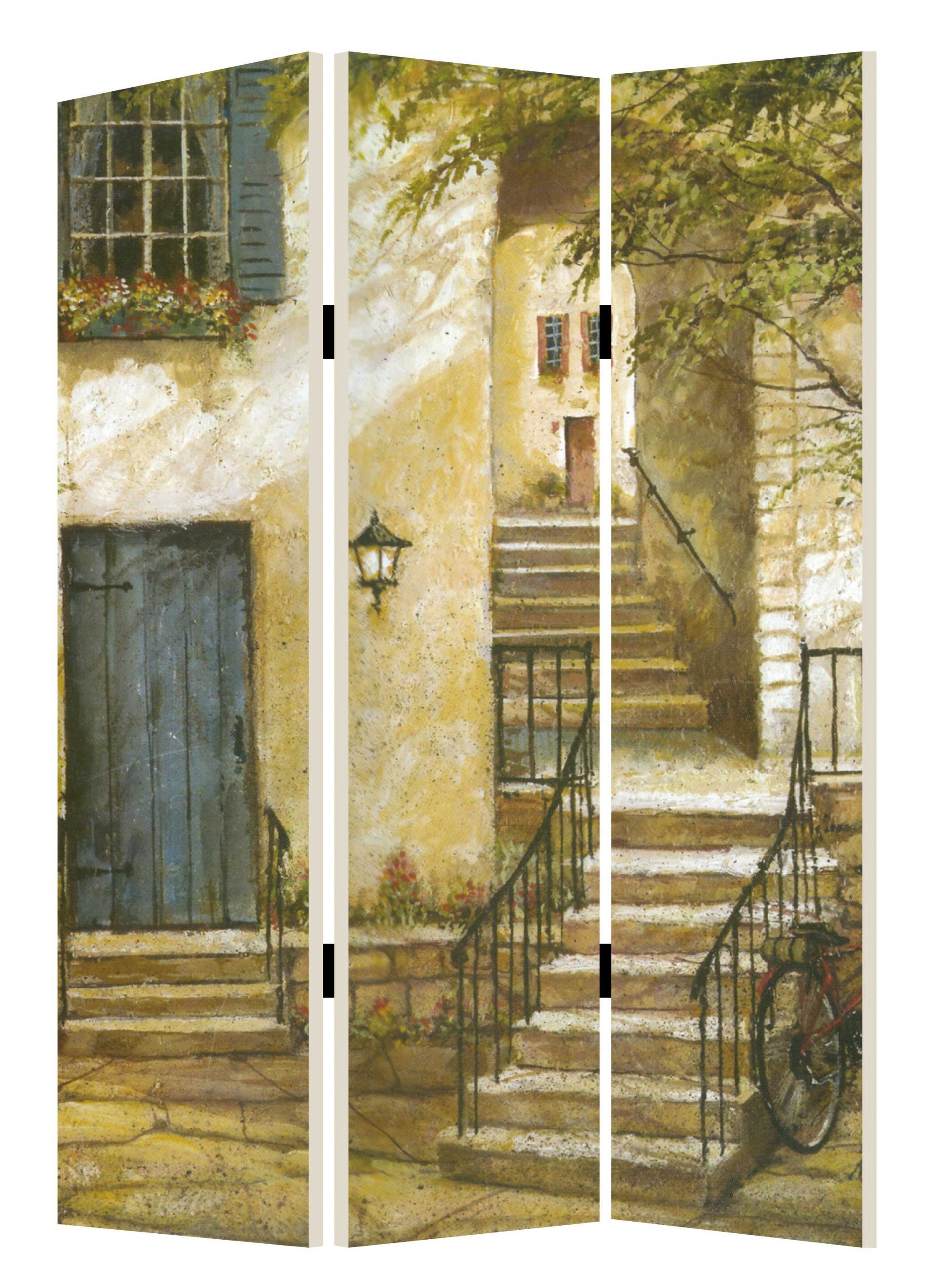 1" x 48" x 72" Multi Color European Promenade  Screen