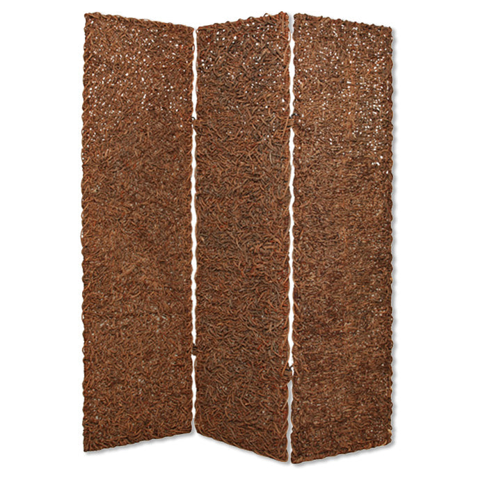 1" x 60" x 72" Brown Wood Root  Screen
