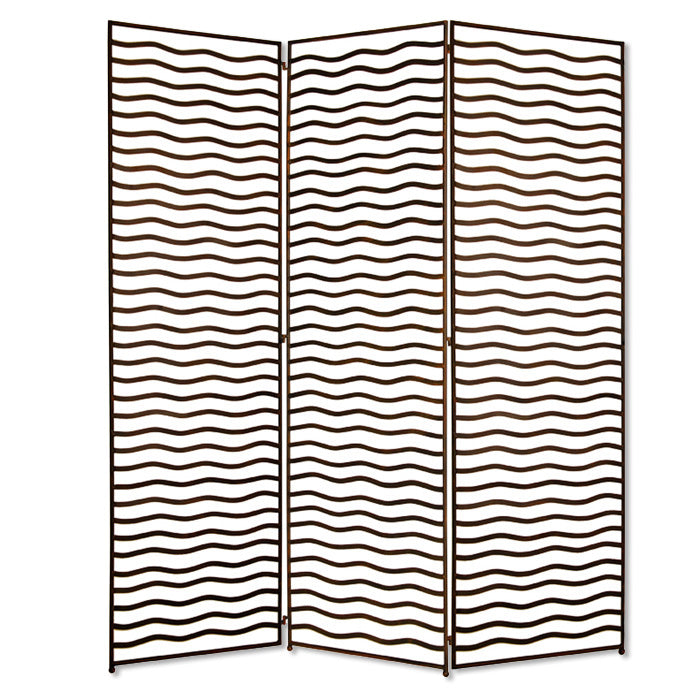 1" x 65" x 72" Bronze Wood  Screen