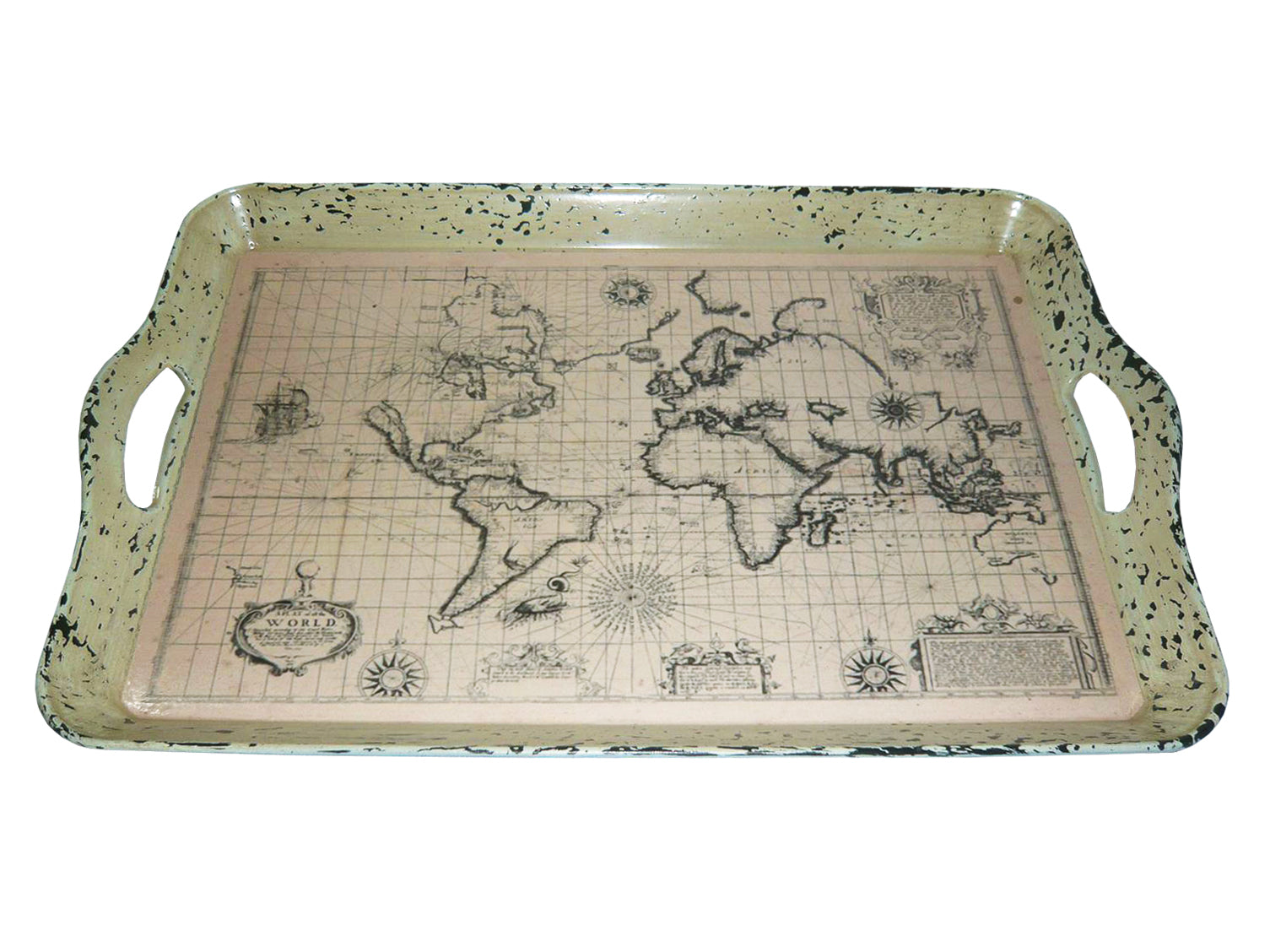 20" x 14" Multi-Color, Metal, Inspiration - Tray