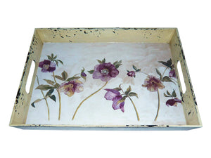 1" x 11" x 8" Multi Color Metal  Inspiration Tray