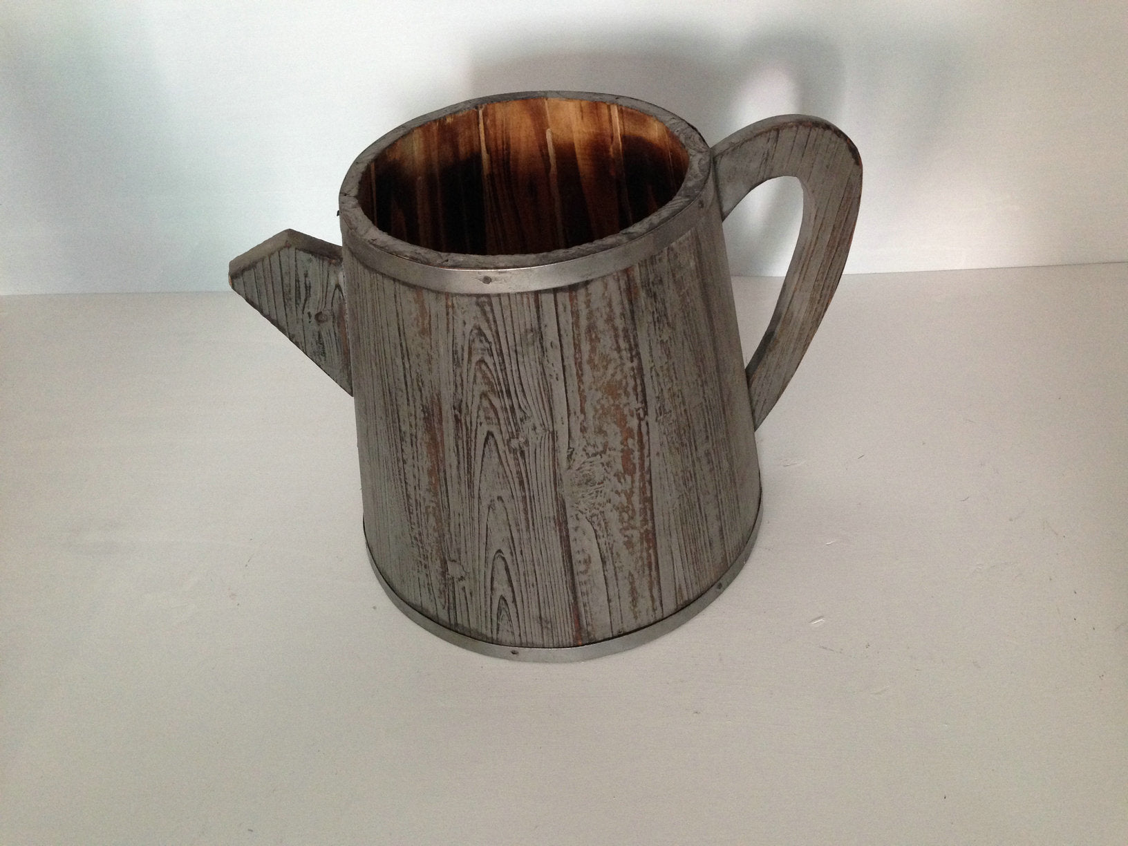 1" x 12" x 7" Brown Wood  Garden Pot