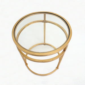 20" x 20" x 24" Gold, Minimalist - Coffee Table