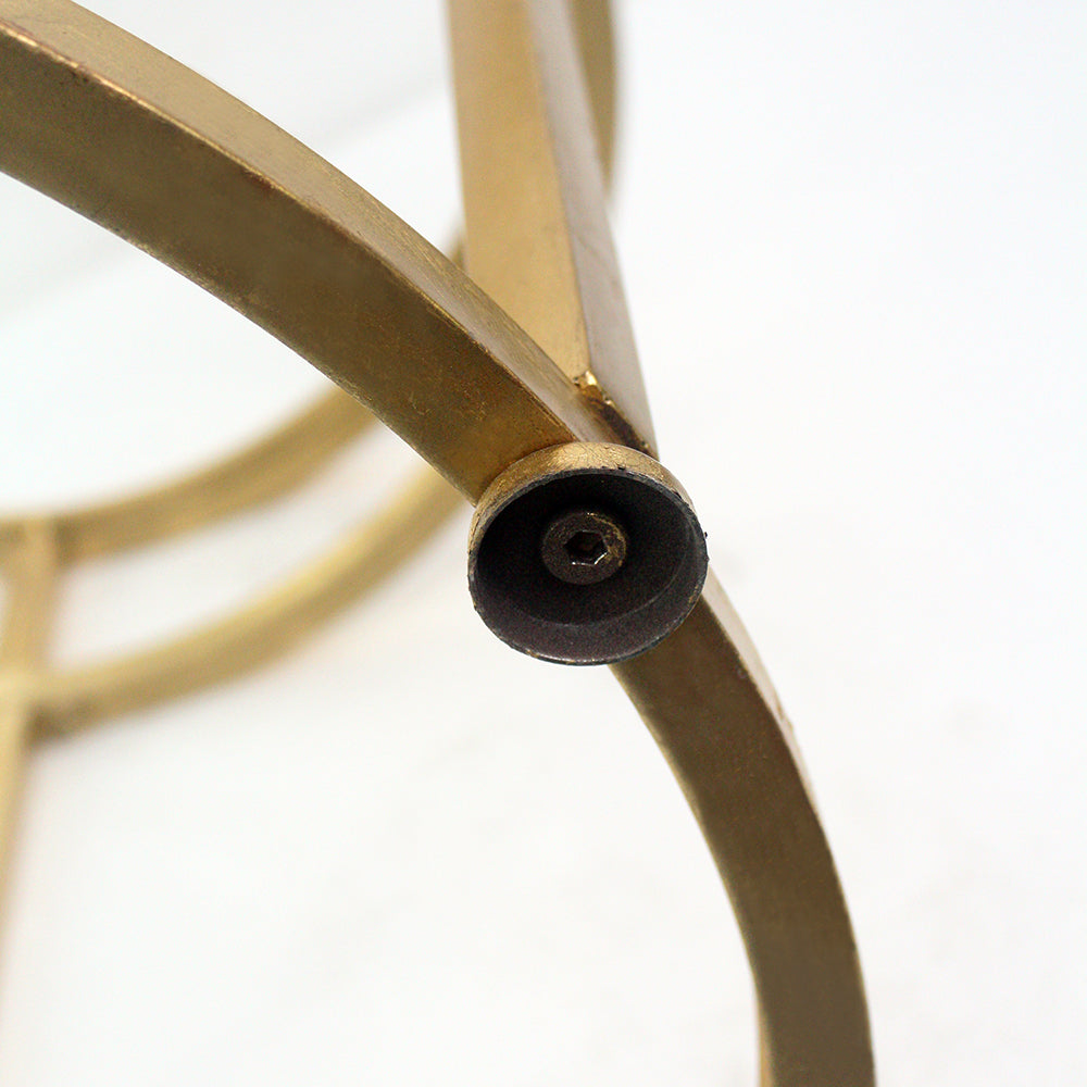 20" x 20" x 24" Gold, Minimalist - Coffee Table