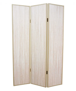 1" x 47" x 71" Beige Wood  Screen