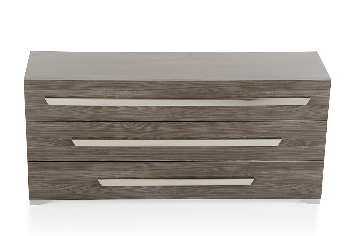30" Grey MDF and Steel Dresser