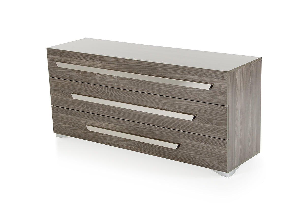 30" Grey MDF and Steel Dresser
