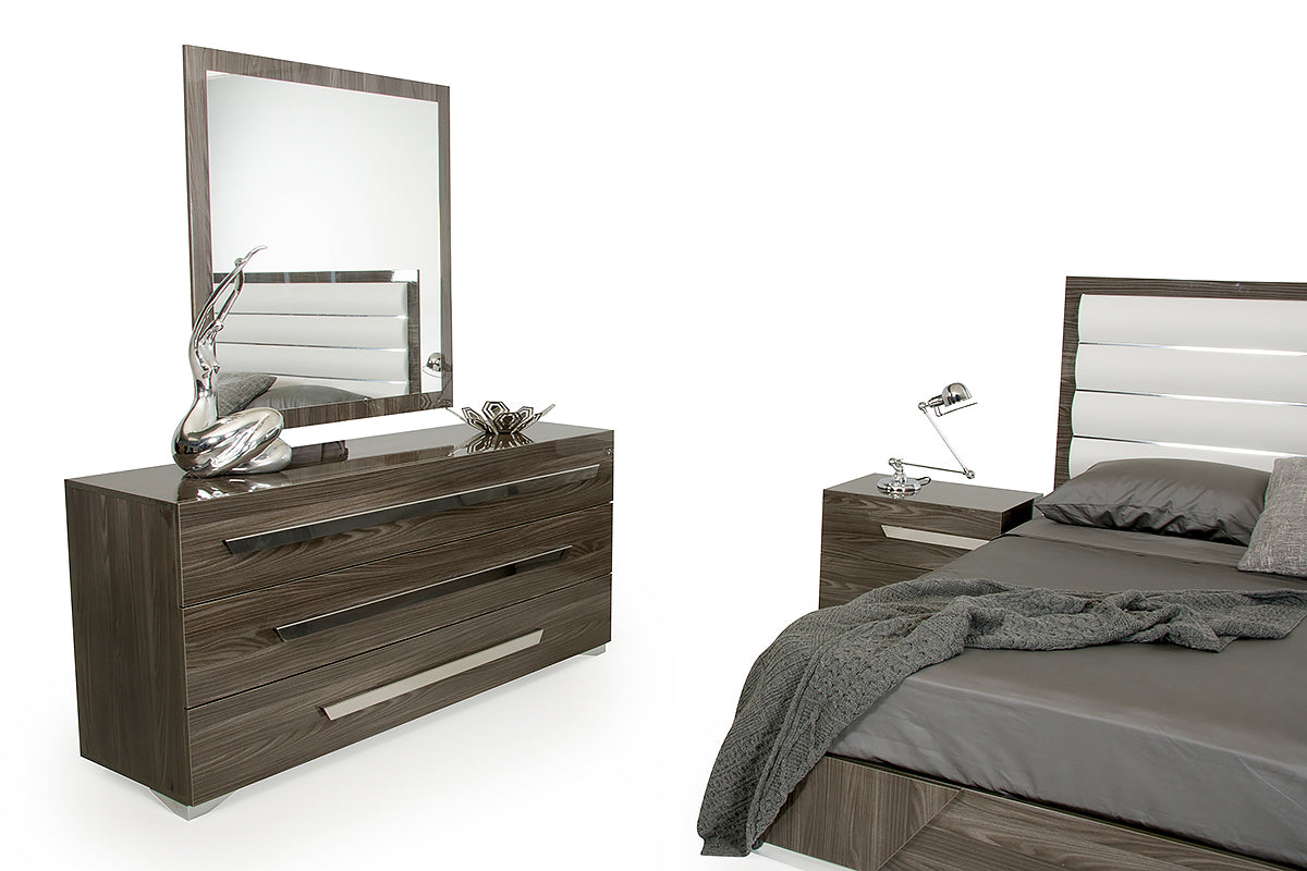 30" Grey MDF and Steel Dresser