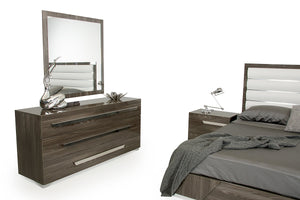 30" Grey MDF and Steel Dresser