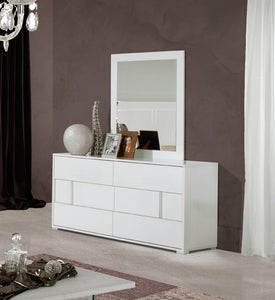 30" White MDF Dresser