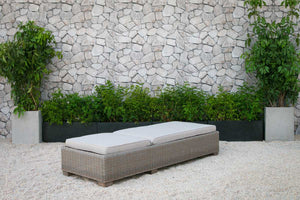 Outdoor Wicker Sunbed