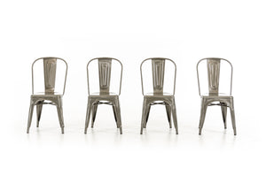 Two 33" Steel Side Chairs
