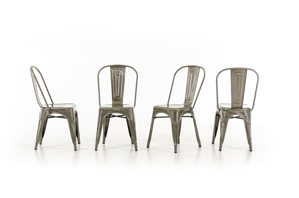 Two 33" Steel Side Chairs