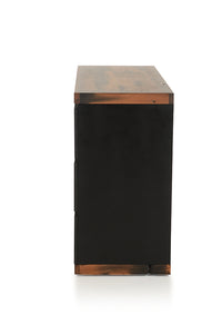34" Black MDF and Ship Wood Buffet