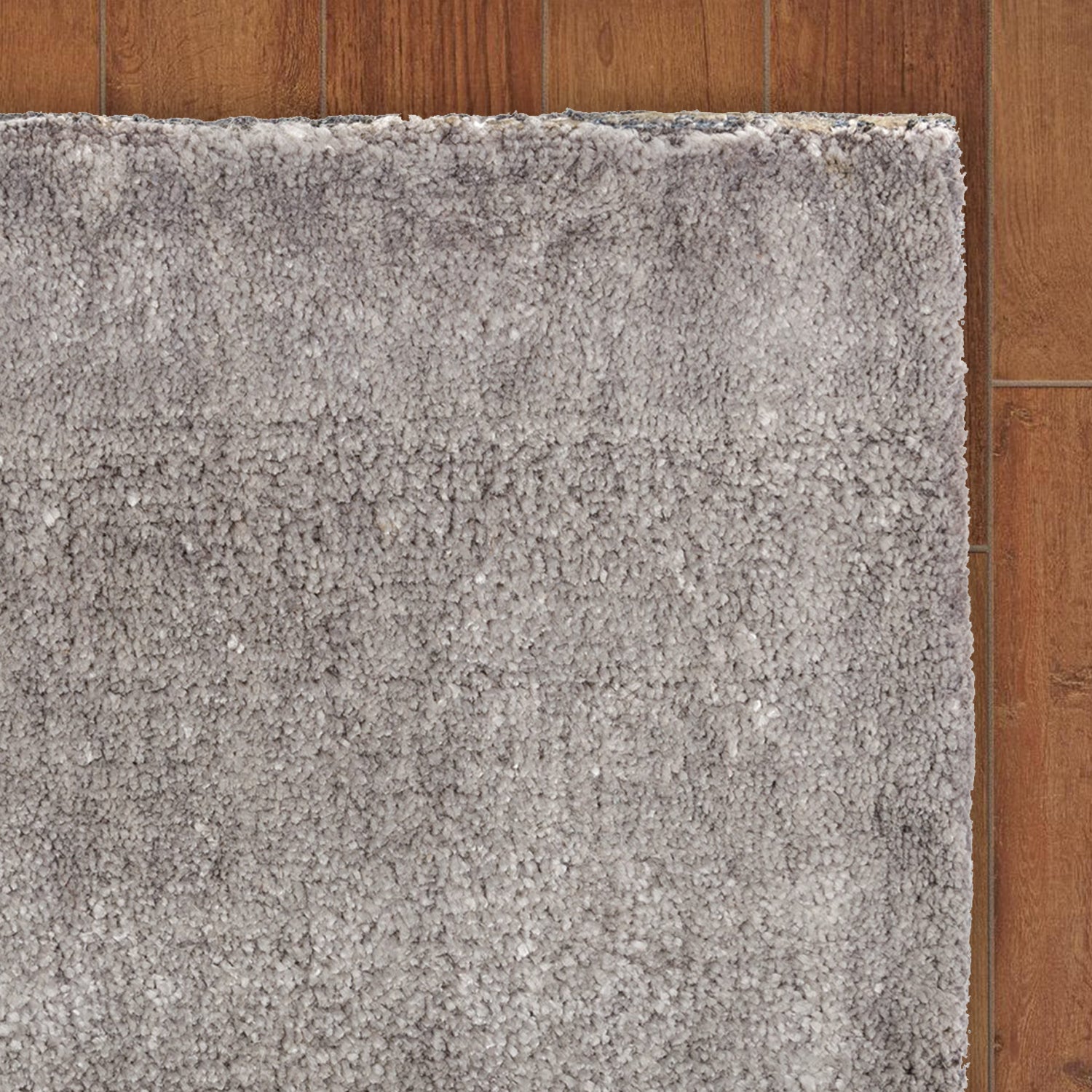 Modern Silver Small Area Rug