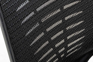 41" Black Plastic and Steel Office Chair