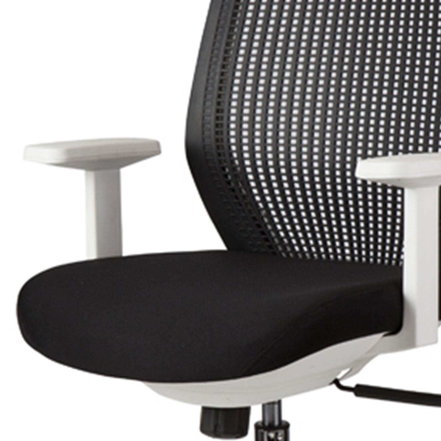 Modern Black & White Office Chair