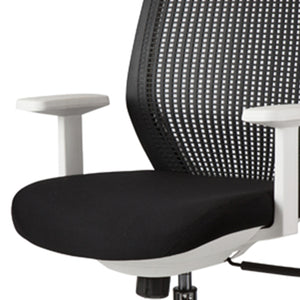 Modern Black & White Office Chair
