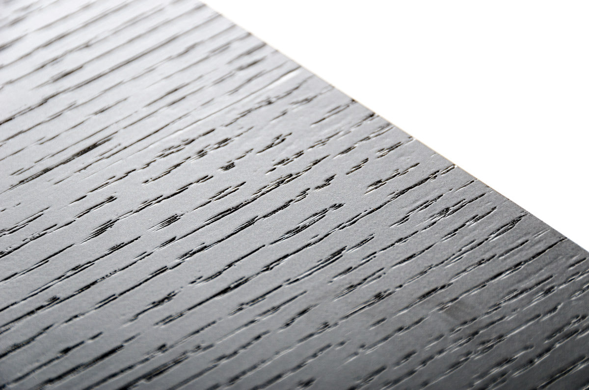 30" Wenge Veneer and Stainless Steel Dining Table