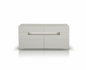 28" White MDF Dresser