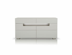 28" White MDF Dresser