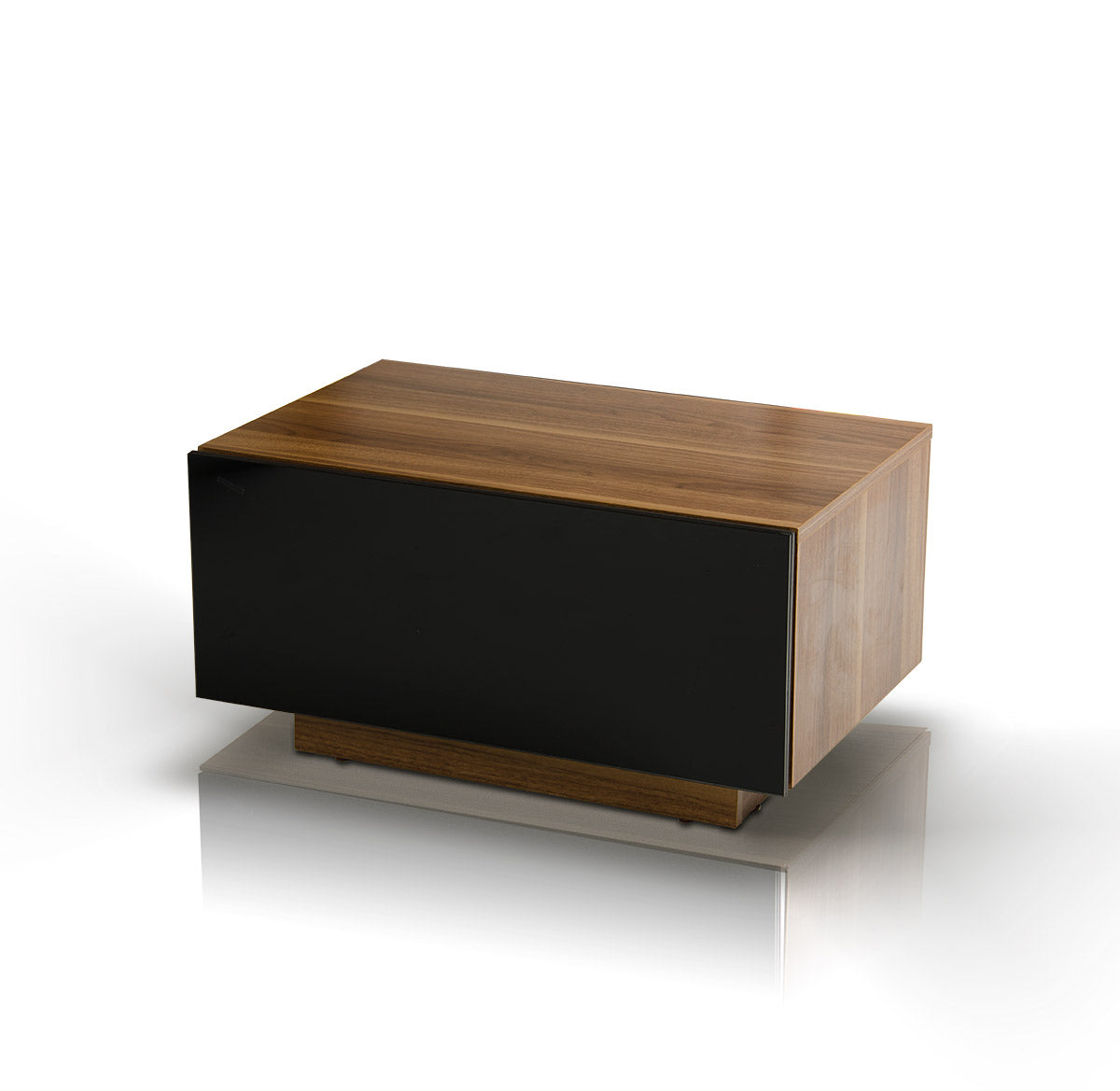 35" Veneer and MDF King Bed with Nightstands
