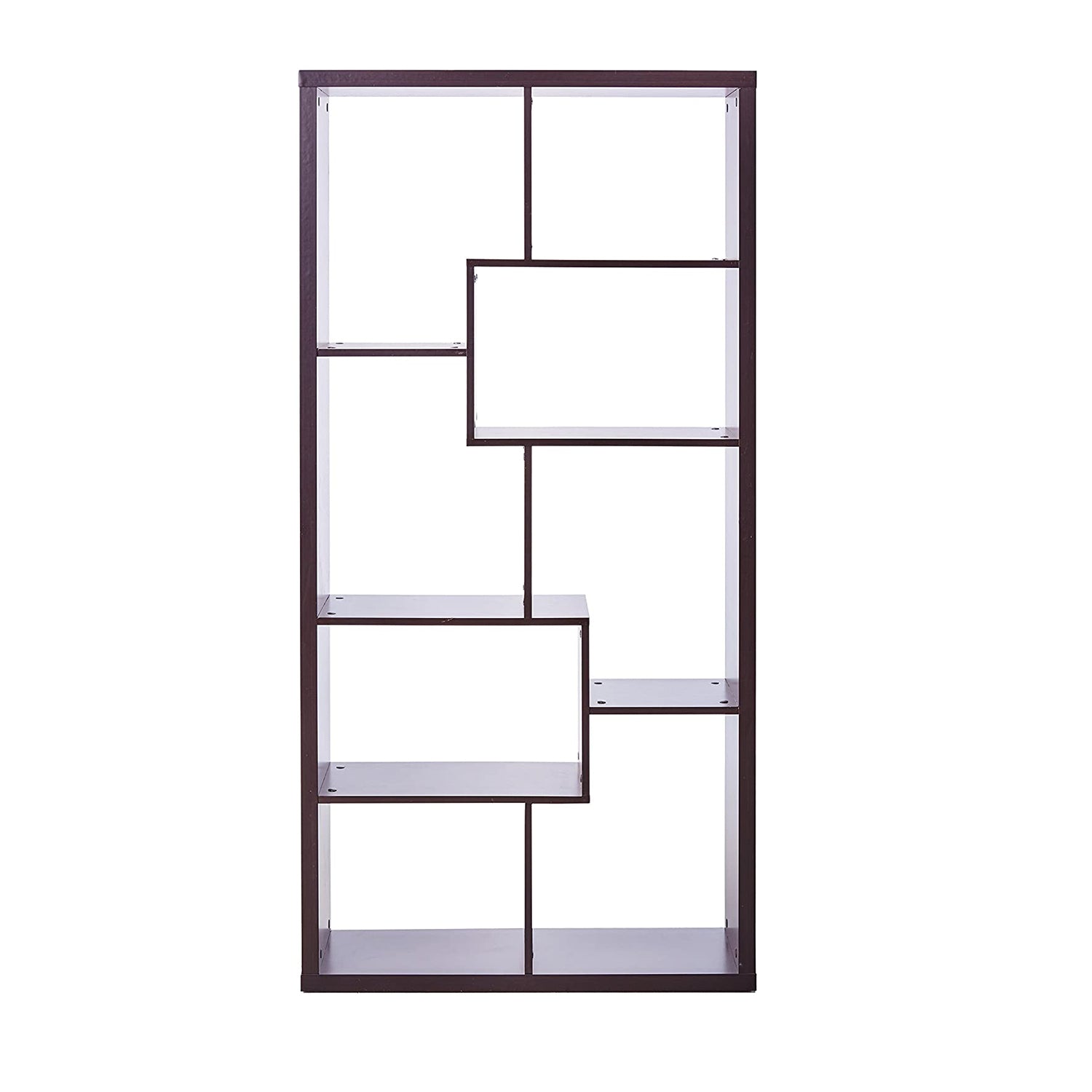 35" X 11" X 71" Cappuccino Hollow Bookcase