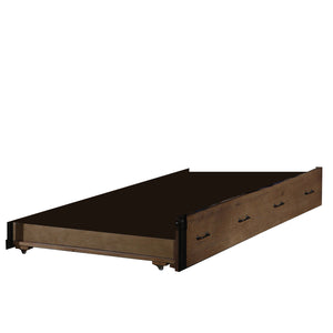 75" X 40" X 10" Twin Antique Oak Pine Wood  Trundle