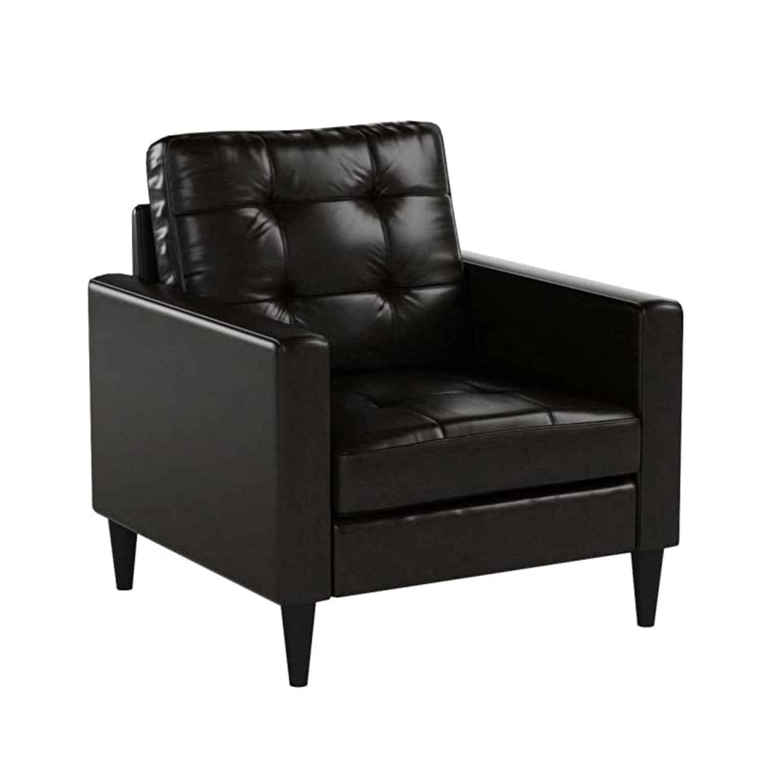 30" X 30" X 33" Espresso Accent Chair