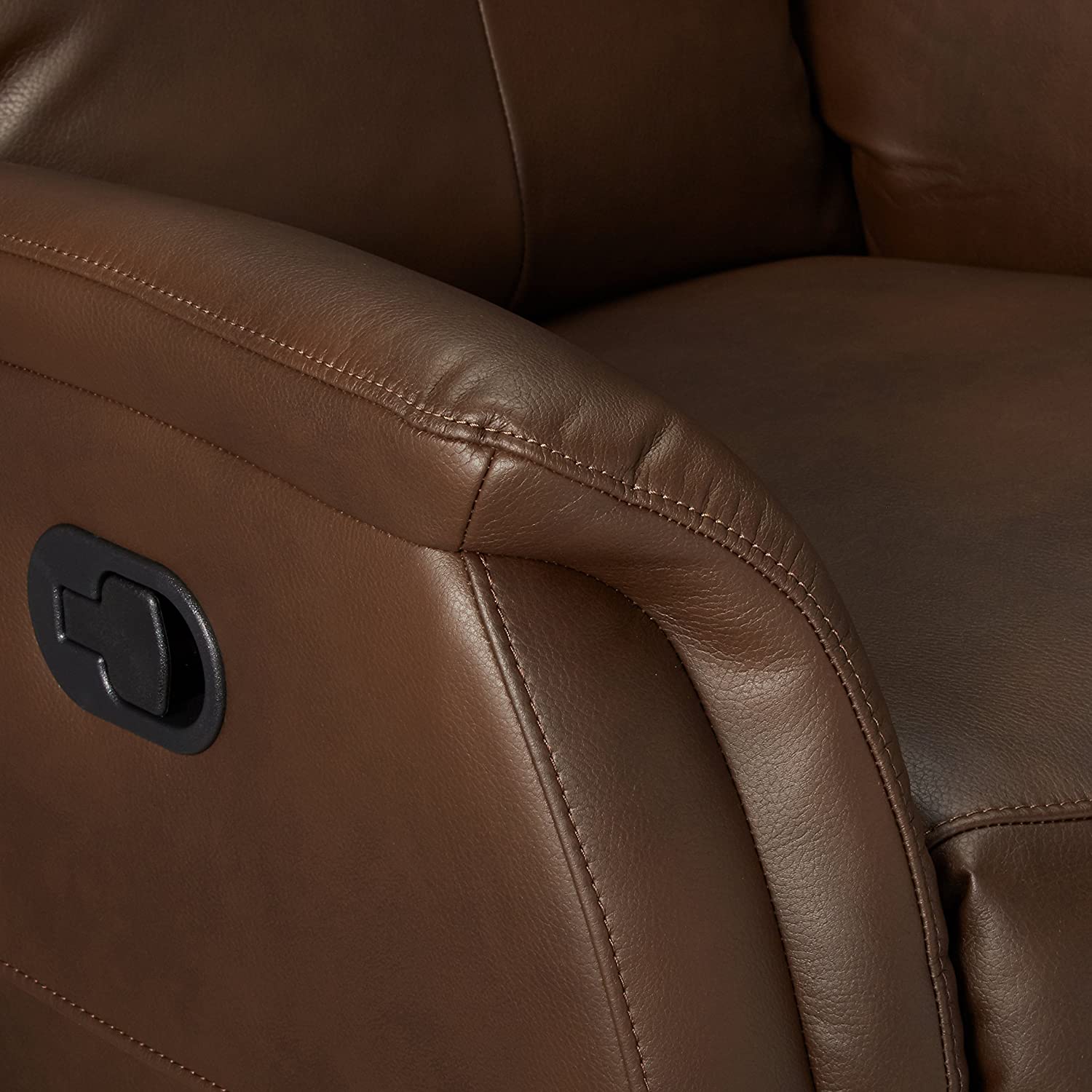 30" X 36" X 41" Brown Leather-Aire Motion Recliner