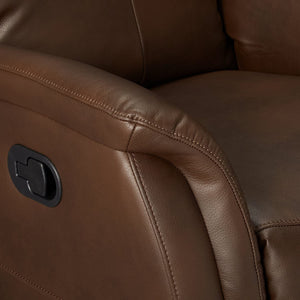 30" X 36" X 41" Brown Leather-Aire Motion Recliner