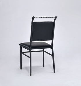 20"X 19" X 41" Black Chain Design Chair