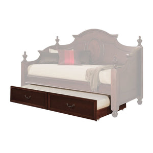 77" X 41" X 12" Twin  Cherry Pine Wood Trundle