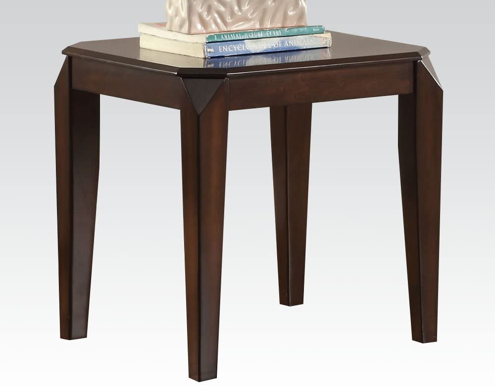 23" X 23" X 23" Walnut Poplar Wood End Table