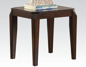 23" X 23" X 23" Walnut Poplar Wood End Table