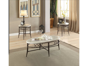 1" X 1" X 48" 3Pc Pack Coffee And End Table Set